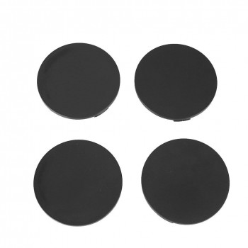 4Pcs 60mm Universal No Logo Black Car Wheel Hub Cover Wheel Hub Center Caps Rim Cover Auto Replacement  Accessories