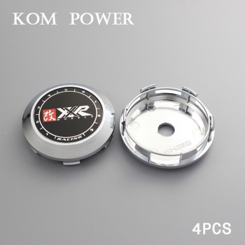 KOM 4pcs 68/64mm clip xxr rim cover cap ssr racing center cap for wheel advan sign sticker badge emblem hub cap enjoliveur roue