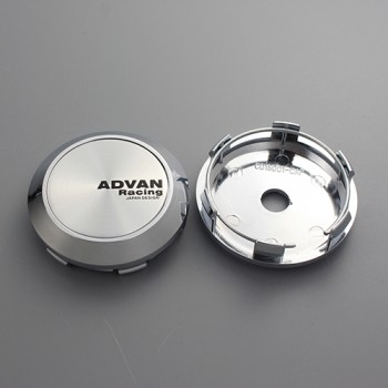 KOM 4pcs 68/64mm clip xxr rim cover cap ssr racing center cap for wheel advan sign sticker badge emblem hub cap enjoliveur roue