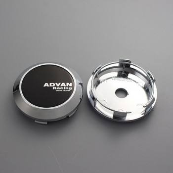 KOM 4pcs 68/64mm clip xxr rim cover cap ssr racing center cap for wheel advan sign sticker badge emblem hub cap enjoliveur roue