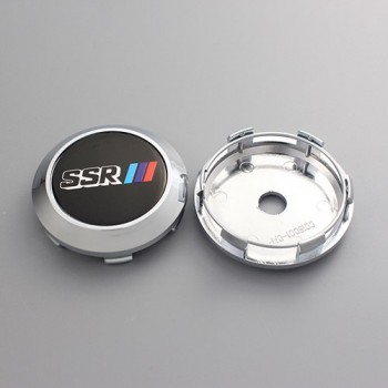 KOM 4pcs 68/64mm clip xxr rim cover cap ssr racing center cap for wheel advan sign sticker badge emblem hub cap enjoliveur roue