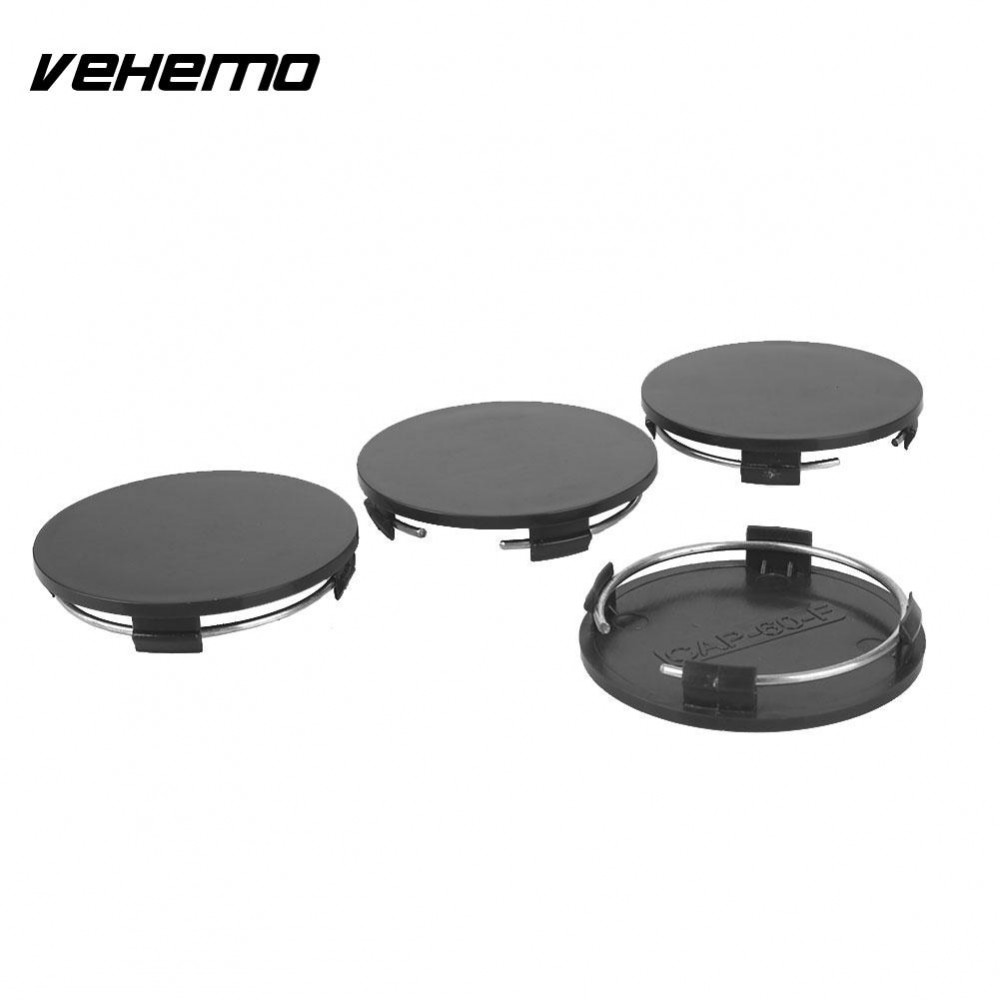 Vehemo No Logo Wheel Hub Cover Tire Wheel Center Cap Durable Car Styling Hub Cap Spare Car Wheel Cover Premium for 60mm-56.8mm