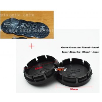 20pcs 56mm O.Z OZ Racing Logo Car Emblem Wheel Center Hub Cap Badge Covers 60mm wheel center cap 2.2 / 2.36 Dust-proof emblem