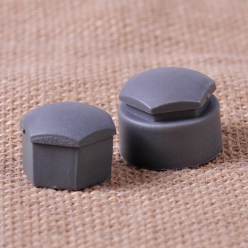 16pcs 17mm Wheel Lug Nut Center Cover Caps + 4pcs 25mm Circle Bolt Locking Types Caps fit for VW Audi Skoda Seat