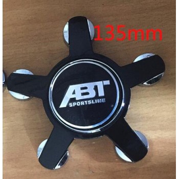 Car styling 4pcs 135mm 10 claw car wheel center cap for ABT logo Wheel Dust-proof emblem covers