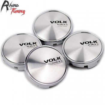 Rhino Tuning 4pcs 63mm(58mm) Volk Rays Racing Car Wheel Center Caps 1LB77DD5AC Emblem For Cherokee Compass Charger Dakota 407
