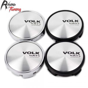 Rhino Tuning 4pcs 63mm(58mm) Volk Rays Racing Car Wheel Center Caps 1LB77DD5AC Emblem For Cherokee Compass Charger Dakota 407