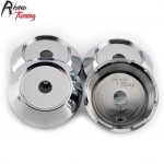 Rhino Tuning 4PC 68mm Car Wheel Centre Center Cap Auto Styling Emblem For Rota Slipstream ADVAN RS II Konig Feather 273