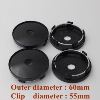 KOM POWER No Logo Wheel Center Cap Car Covers For Rims Auto Replacement Parts Wheels Tires Accessories 4pc Hubcaps 60/63/65/68mm