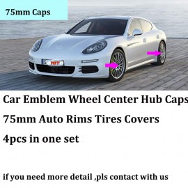 4Pcs/set 75mm 2.96inch Car Wheel center Cap cover car accessories for 911 Boxster Cayman Cayenne Panamera Macan car emblem Badge