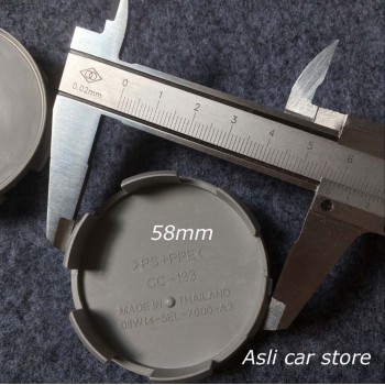 57mm/58mm Wheel Center Cover Hub Cap clip Blank Hubcap Not Badge
