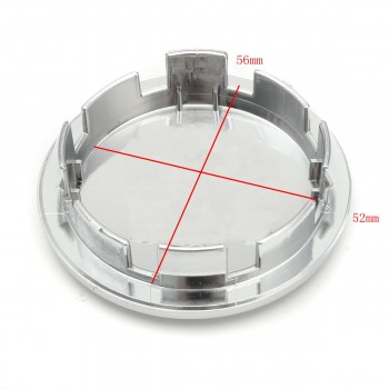 4pcs 65mm Car Wheel Center Hub Caps Universal Tyre Rim Cap Cover Chrome