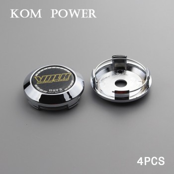 KOM 64/60mm clip car styling japan volk wheels center cap set of 4 voiture dust-proof hoodf for rays volk te37 with steel ring