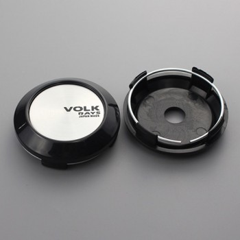 KOM 64/60mm clip car styling japan volk wheels center cap set of 4 voiture dust-proof hoodf for rays volk te37 with steel ring