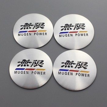 KOM 56.5mm 4pcs/lot wheels sticker center hub auto refitting logo centre sticker emblems rays volk ssr work vs ms jp sign badges