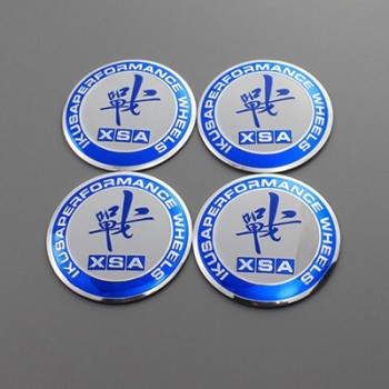 KOM 56.5mm 4pcs/lot wheels sticker center hub auto refitting logo centre sticker emblems rays volk ssr work vs ms jp sign badges