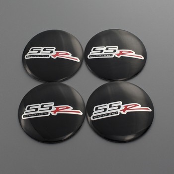 KOM 56.5mm 4pcs/lot wheels sticker center hub auto refitting logo centre sticker emblems rays volk ssr work vs ms jp sign badges
