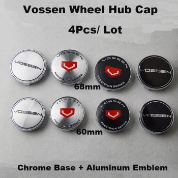 4Pcs 60MM 68MM Auto Wheel Hub Cap Car Wheel Center Emblem Cover Emblem Badge Decal