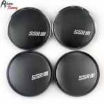 Rhino Tuning 63mm 4PC SSR Emblem Car Wheel Centre Cap For OZ Racing Superturismo WRC Auto Styling Center Hub Caps 825