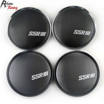 Rhino Tuning 63mm 4PC SSR Emblem Car Wheel Centre Cap For OZ Racing Superturismo WRC Auto Styling Center Hub Caps 825