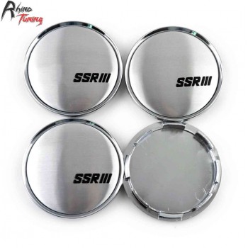 Rhino Tuning 63mm 4PC SSR Emblem Car Wheel Centre Cap For OZ Racing Superturismo WRC Auto Styling Center Hub Caps 825