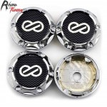 Rhino Tuning 4PCs 64mm(56mm) Enkei Emblem Car Wheel Center Caps # C-243 For MK5 Auto Rim Hub Caps 976