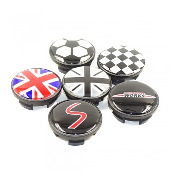 4pcs 54MM ABS Car Wheel Center Hub Caps For Mini Cooper JCW One+ S Countryman R55 R56 R60 R60 F55 F56 Car Styling Accessories