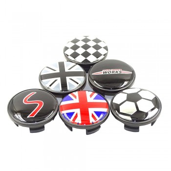 4pcs 54MM ABS Car Wheel Center Hub Caps For Mini Cooper JCW One+ S Countryman R55 R56 R60 R60 F55 F56 Car Styling Accessories
