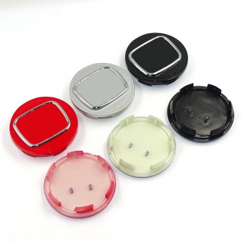 4pcs/lot 69mm silver/Black/Red H car Emblem Badge Wheel Hub Caps Rims Cover For Honda  wheel center cap