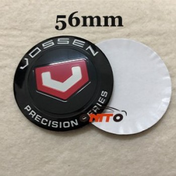 4pcs/set of 56mm 2.20inch ABS Label Car Emblem badge Wheel hub Caps Car Stickers car-styling for  Vossen logo badge
