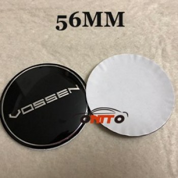 4pcs/set of 56mm 2.20inch ABS Label Car Emblem badge Wheel hub Caps Car Stickers car-styling for  Vossen logo badge
