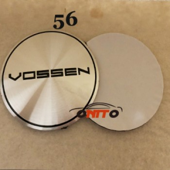 4pcs/set of 56mm 2.20inch ABS Label Car Emblem badge Wheel hub Caps Car Stickers car-styling for  Vossen logo badge