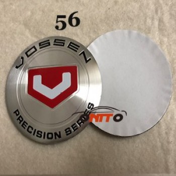 4pcs/set of 56mm 2.20inch ABS Label Car Emblem badge Wheel hub Caps Car Stickers car-styling for  Vossen logo badge