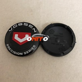 4pcs/set of 56mm 2.20inch ABS Label Car Emblem badge Wheel hub Caps Car Stickers car-styling for  Vossen logo badge