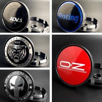 1 Pc 60mm Glossy Black Wheel Rim Center Cap NO Logo Black ABS Plastic Wheel Cover Auto Hubcaps Cover