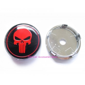 4pcs 60MM Black or Red Wheel Center Hub Cap Cover 3D Emblem Badge Logo Wheel Rims for Skull Head Cross Bones Octopus Hydra