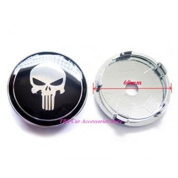 4pcs 60MM Black or Red Wheel Center Hub Cap Cover 3D Emblem Badge Logo Wheel Rims for Skull Head Cross Bones Octopus Hydra