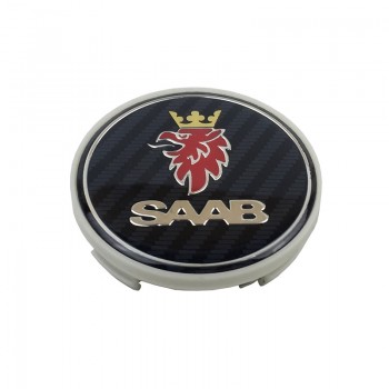 4pcs 63MM Blue WHEEL Hub Center Cap For rims badge LOGO Caps Fits for saab BJ SCS SAAB AUTO ACCESSORY