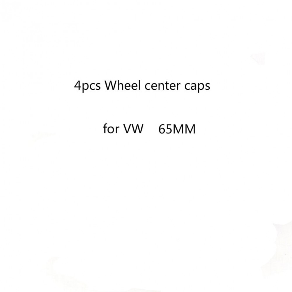 4pcs/set OEM 65mm Wheel Center Cap Logo Hub Cover Badge Emblem for Volkswagen MK5 Golf Passat B5 B6 3B7 601 171 Car Accessories