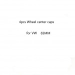 4pcs/set OEM 65mm Wheel Center Cap Logo Hub Cover Badge Emblem for Volkswagen MK5 Golf Passat B5 B6 3B7 601 171 Car Accessories