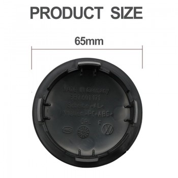 4pcs/set OEM 65mm Wheel Center Cap Logo Hub Cover Badge Emblem for Volkswagen MK5 Golf Passat B5 B6 3B7 601 171 Car Accessories