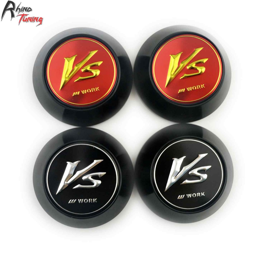 Rhino Tuning 65mm 4PC Car Wheel Center Caps VS Work For Work Emotion X17 Wheel Centre Hub Cap Auto Styling 838