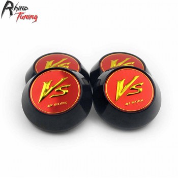 Rhino Tuning 65mm 4PC Car Wheel Center Caps VS Work For Work Emotion X17 Wheel Centre Hub Cap Auto Styling 838