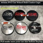 4pcs/lot Modified Car Wheel center caps For OZ OZ Racing logo Badge Emblem Wheel hub Caps 60mm Car Accessories Auto Rims covers