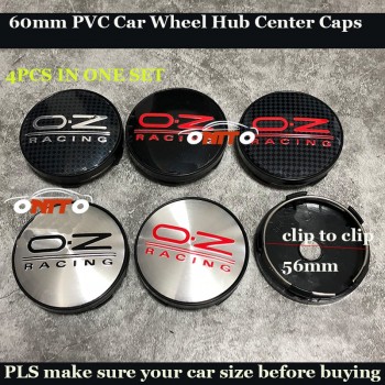 4pcs/lot Modified Car Wheel center caps For OZ OZ Racing logo Badge Emblem Wheel hub Caps 60mm Car Accessories Auto Rims covers