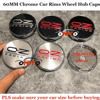 4pcs/lot Modified Car Wheel center caps For OZ OZ Racing logo Badge Emblem Wheel hub Caps 60mm Car Accessories Auto Rims covers