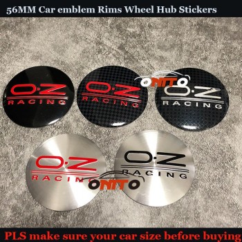 4pcs/lot Modified Car Wheel center caps For OZ OZ Racing logo Badge Emblem Wheel hub Caps 60mm Car Accessories Auto Rims covers