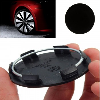 4Pcs 50mm Black Durable Car Hood Wheels Centre Blank Cap Hubcap Mounted Covers