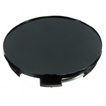4Pcs 50mm Black Durable Car Hood Wheels Centre Blank Cap Hubcap Mounted Covers