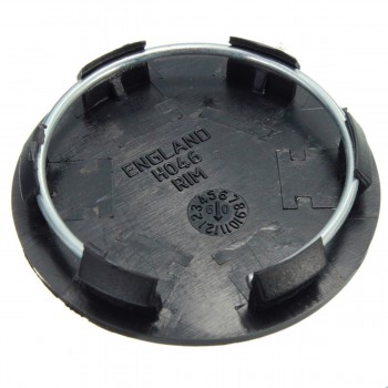 4Pcs 50mm Black Durable Car Hood Wheels Centre Blank Cap Hubcap Mounted Covers